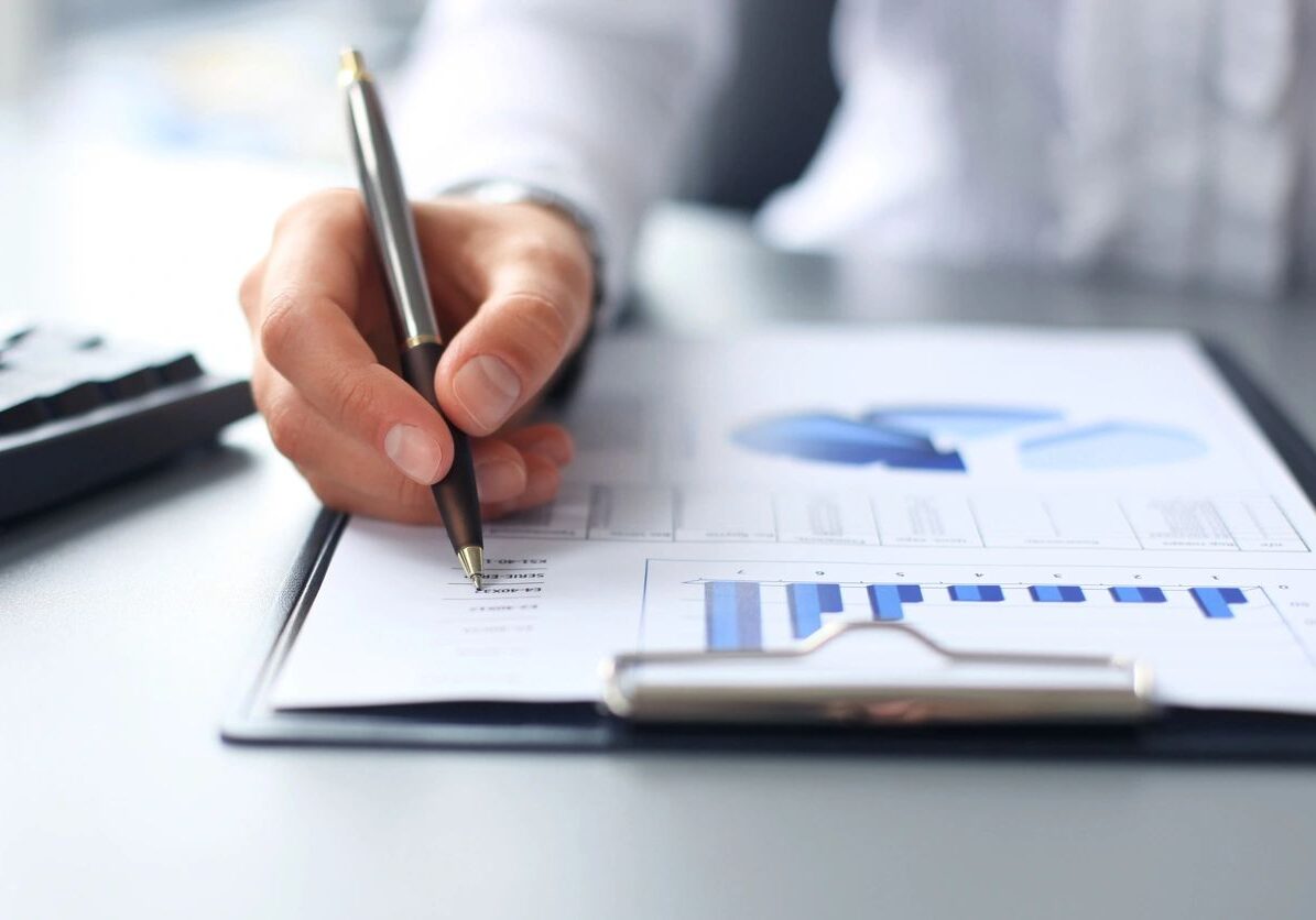 Business analysis with charts